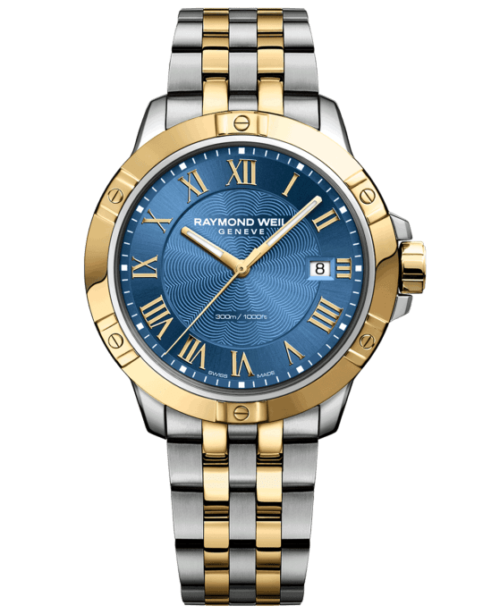 Tango Classic Men’s Two-tone Blue Dial Quartz Watch