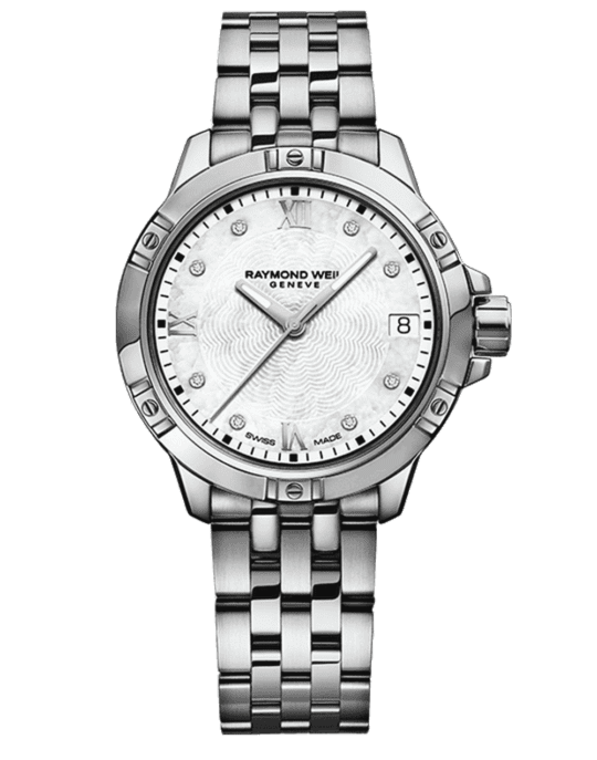 Tango Classic Ladies Diamond Dial Steel Quartz Watch
