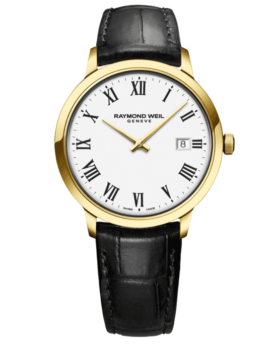 Toccata Men’s Gold-Plated White Dial Quartz Watch