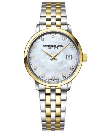 RAYMOND WEIL Geneve Toccata Mother of Pearl Dial Two-tone Women's Luxury Watch