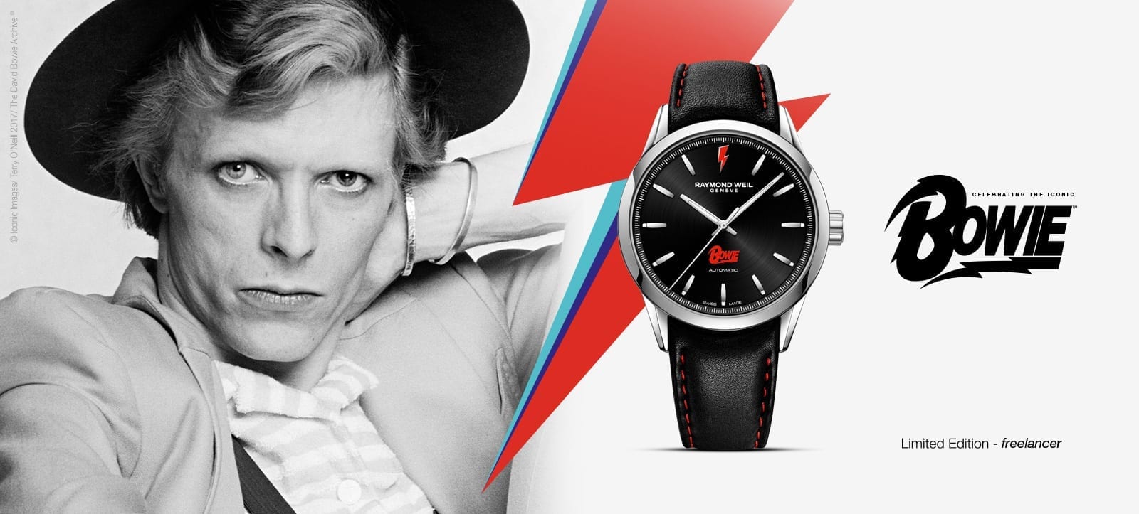 David Bowie Limited Edition Freelancer RAYMOND WEIL