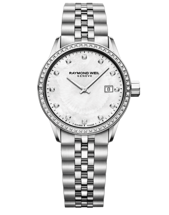 Freelancer Ladies Steel Diamond Quartz Watch