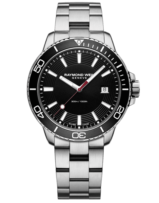 Tango 300 Men’s Steel Black Diver Quartz Watch