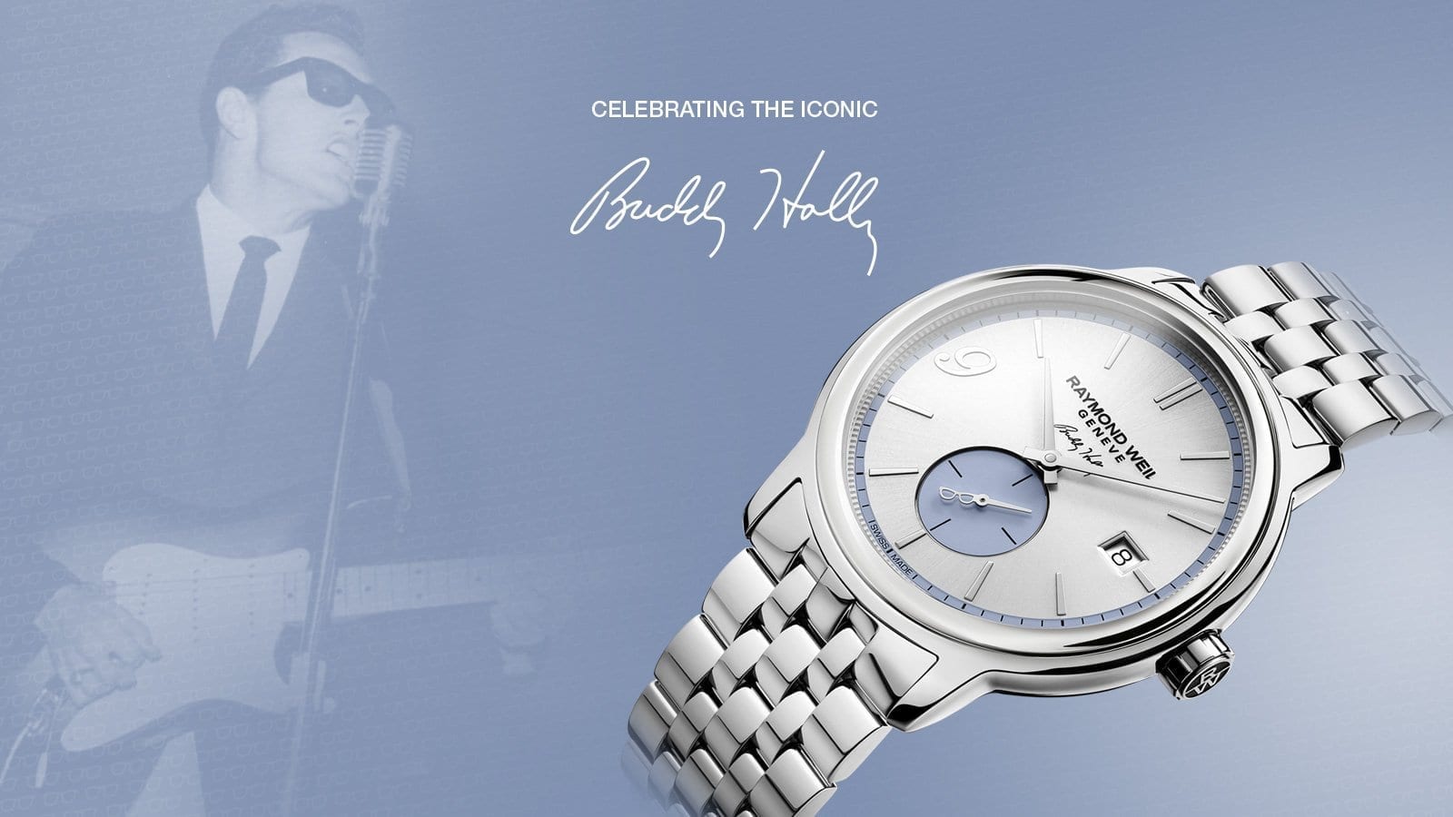 RAYMOND WEIL | Buddy Holly 80th Anniversary Limited Edition Raymond Weil Maestro Luxury Watch