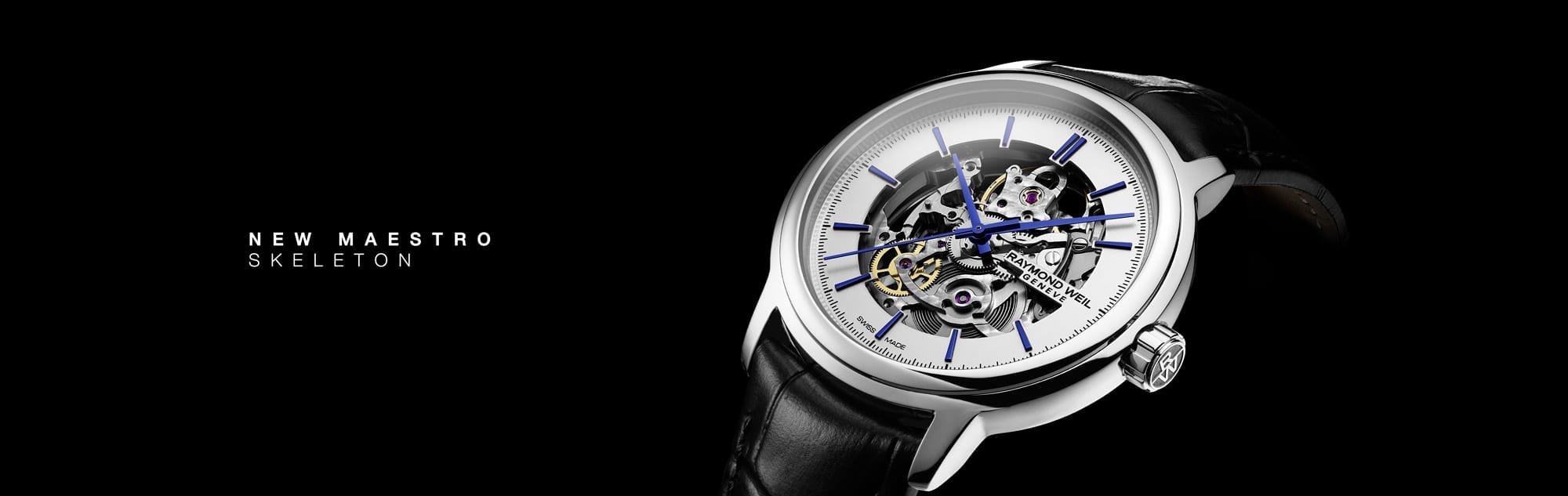 RAYMOND WEIL Maestro Automatic Skeleton Leather watch