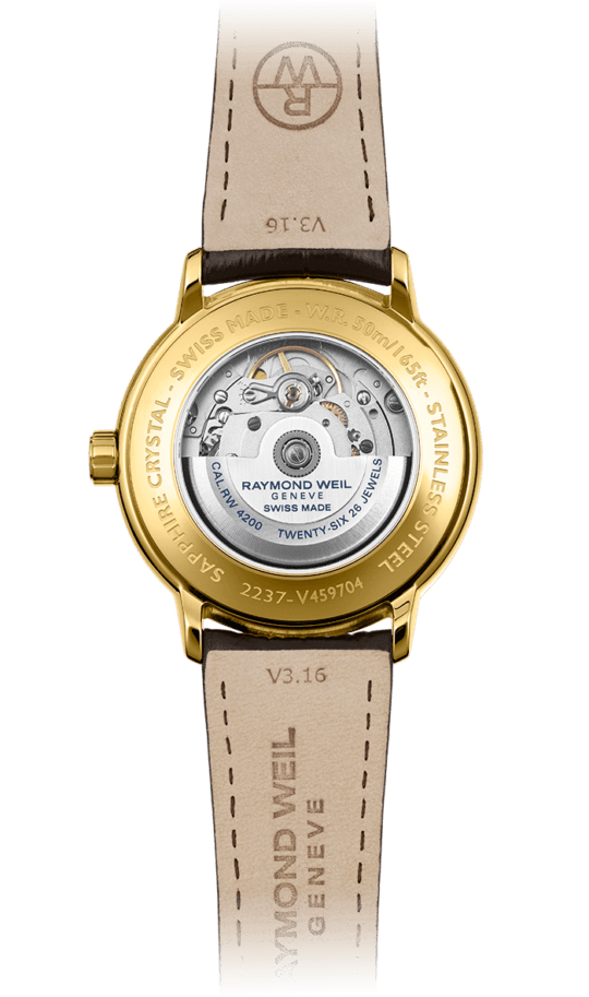 Maestro Men’s Automatic Leather Watch