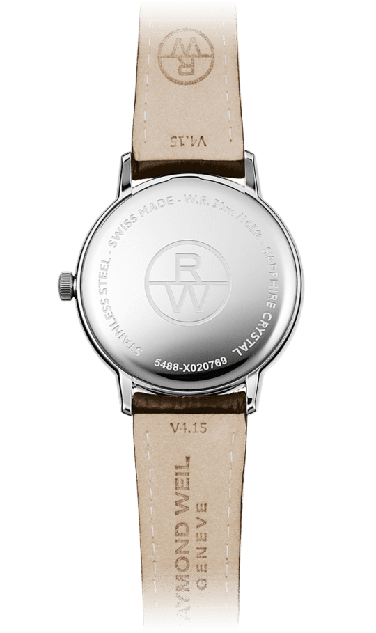 Toccata Men’s Quartz Silver Dial Brown Leather Strap Watch, 39mm