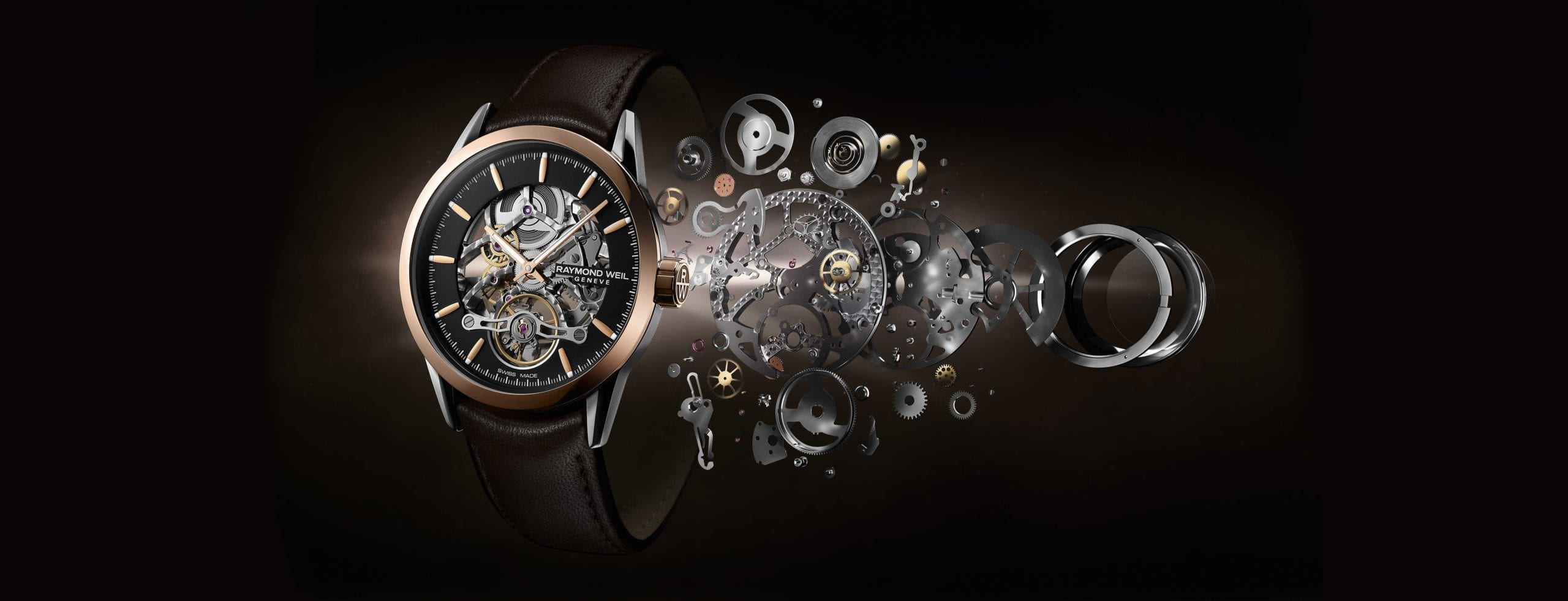 RAYMOND WEIL Men's Freelancer Skeleton Luxury Swiss Watch