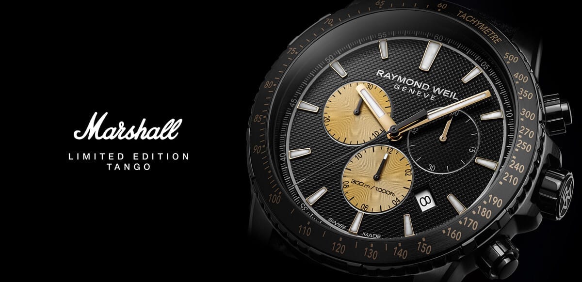 RAYMOND WEIL | Marshall Amplification Limited Edition Raymond Weil Tango Chronograph Luxury Watch