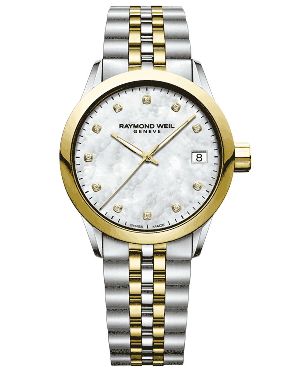 Freelancer Ladies Two-Tone Gold Diamond Quartz Watch - Store US ...