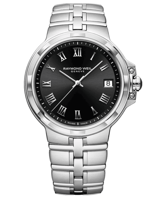 Parsifal Men’s Black Dial Quartz Watch