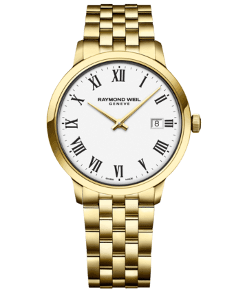 RAYMOND WEIL Geneve Toccata White Dial Gold Men's Luxury Watch