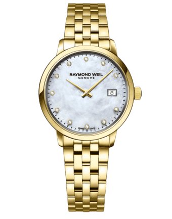 RAYMOND WEIL Geneve Toccata Mother of pearl Dial Gold Women's Luxury Watch