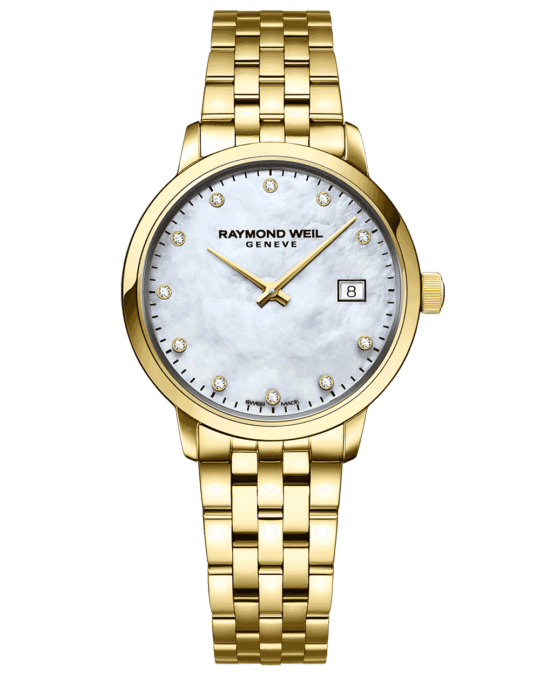 Toccata Classic Ladies Gold Diamond Steel Watch