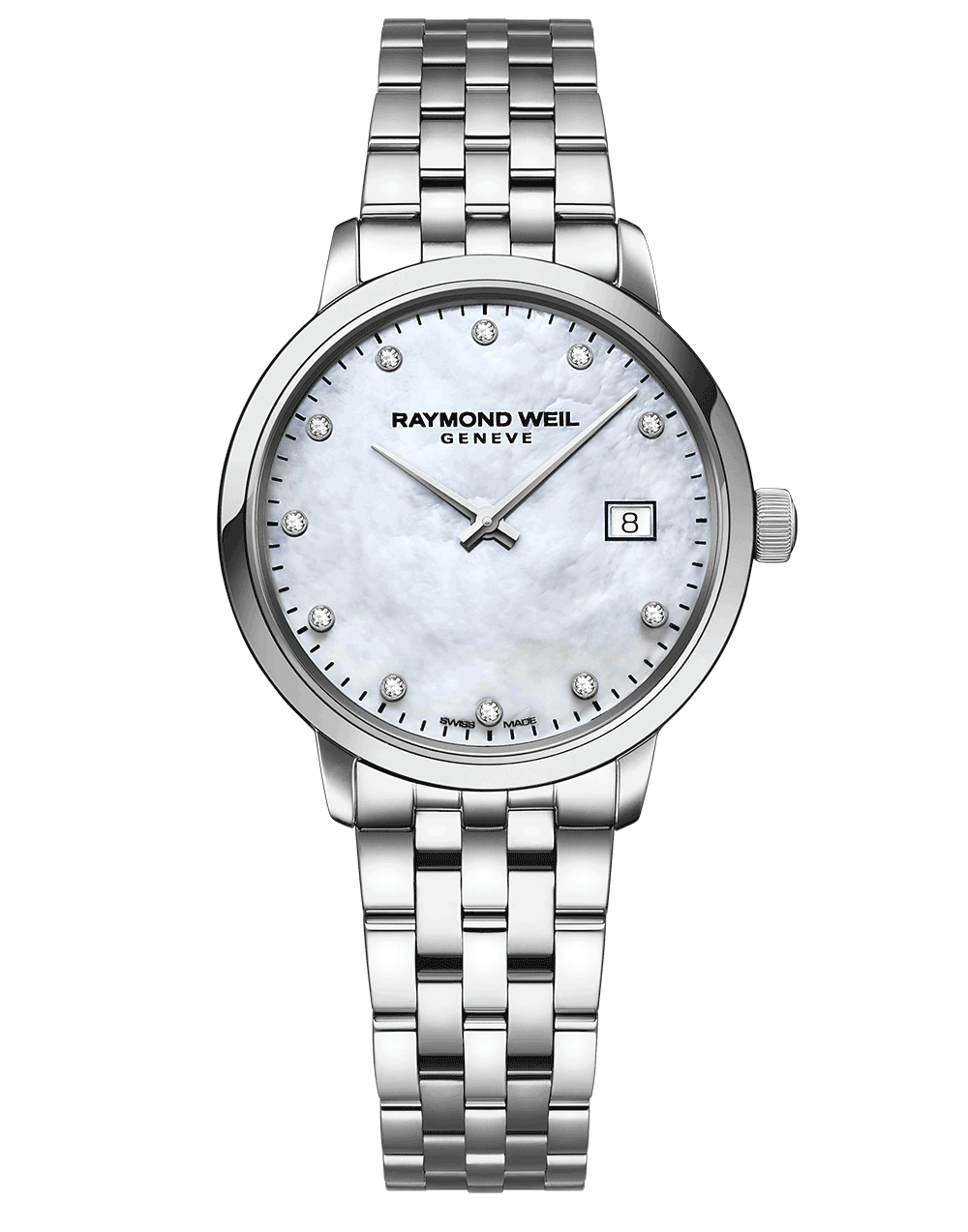 Toccata Ladies White Mother-of-Pearl Diamond Quartz Watch