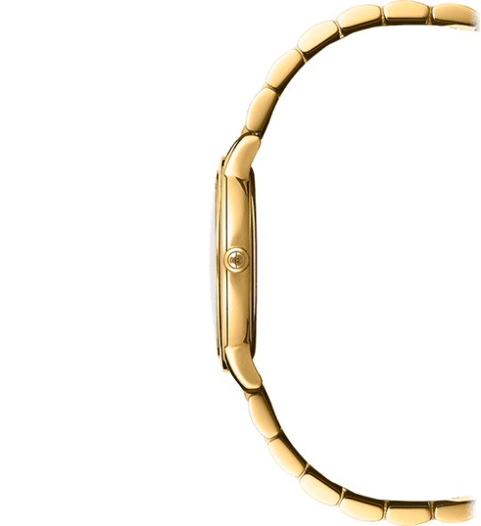 Toccata Ladies Quartz 11 Diamond Mother-of-Pearl Dial Gold PVD Bracelet Watch, 29mm