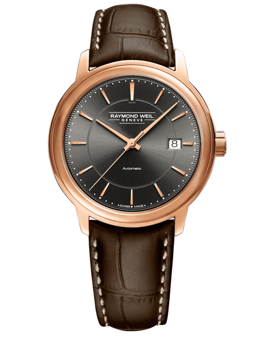 Maestro Men’s Rose Gold Automatic Date Watch