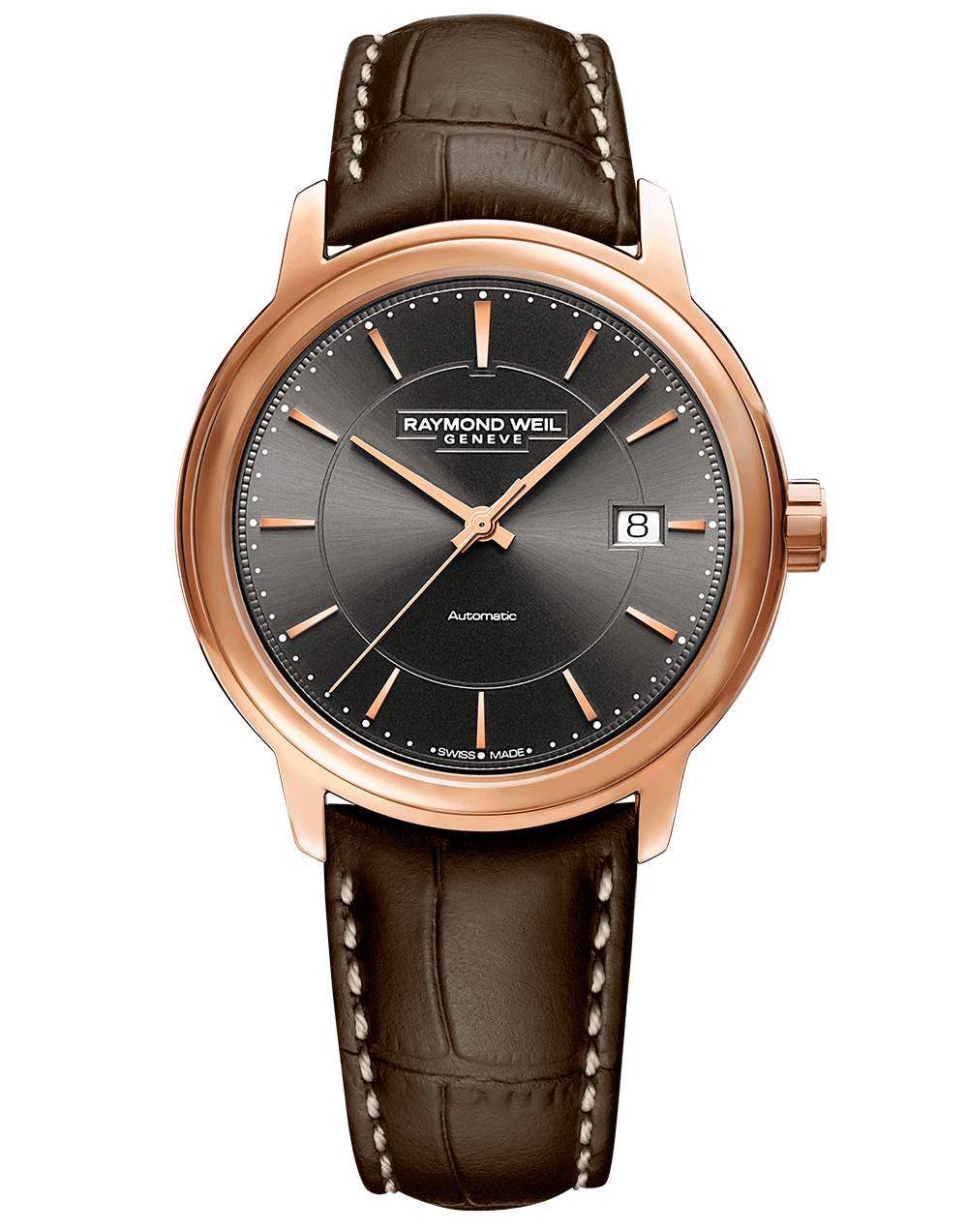 Maestro Men’s Rose Gold Automatic Date Watch