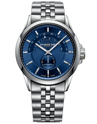 RAYMOND WEIL Freelancer Men's Blue Dial Half-moon Swiss Luxury Watch
