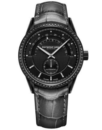 RAYMOND WEIL Ladies' Freelancer Black Diamond Luxury Swiss Watch