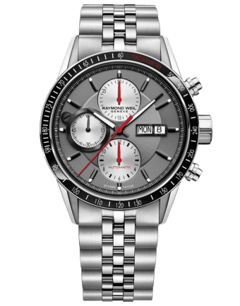 RAYMOND WEIL Freelancer Chronograph Stainless Steel Bracelet Luxury Swiss Watch