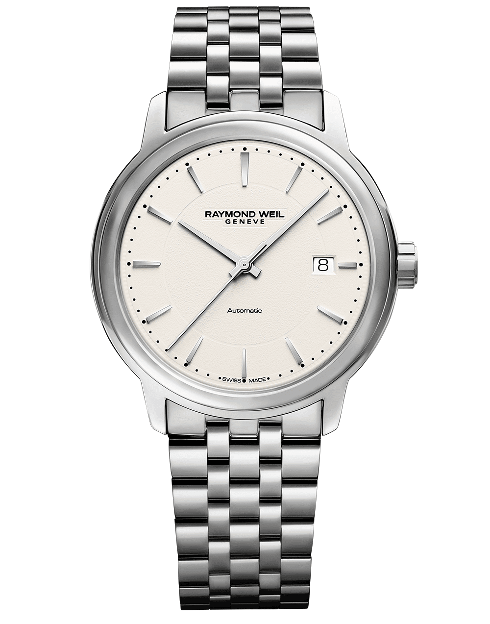 Raymond Weil Men 's 4476-st-00650#xA0;TraditionシルバートーンステンレススチールWatch 