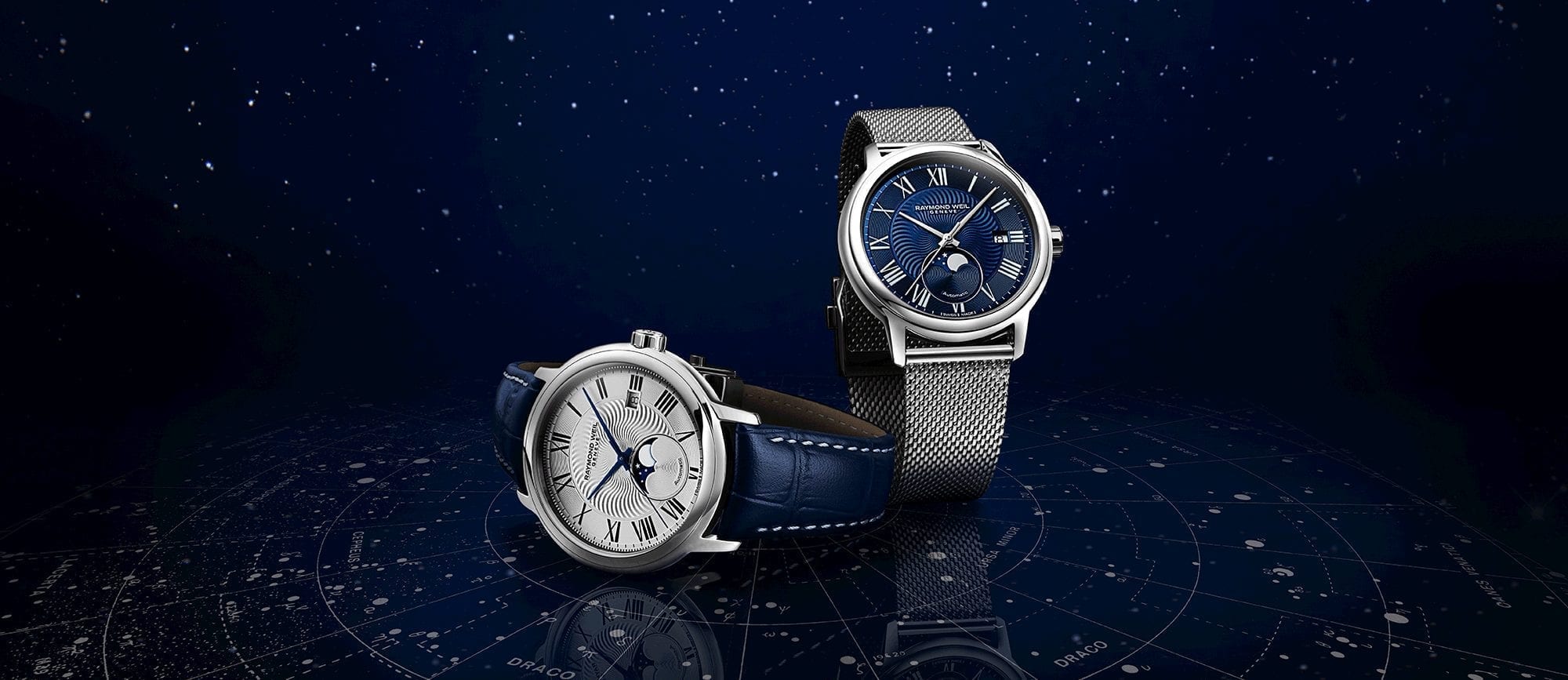 RAYMOND WEIL Men's Meastro Moonphase Luxury Swiss Watch