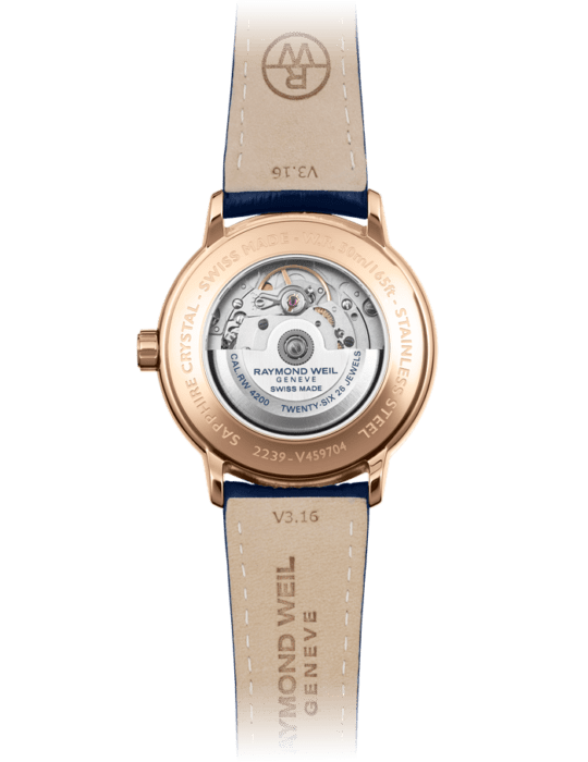 Maestro Men’s Moon Phase Automatic Leather Watch