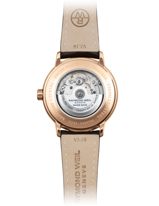 Maestro Men’s Moon Phase Automatic Leather Watch