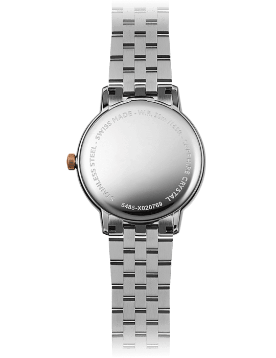 Toccata Men’s Quartz Black Dial Two-Tone Rose Gold Bracelet Watch, 39mm