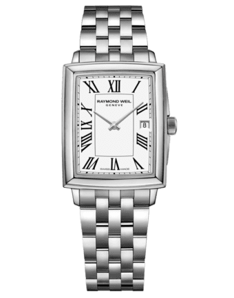 RAYMOND WEIL Toccata Square Stainless Steel White Dial Roman Numerals Quartz Watch