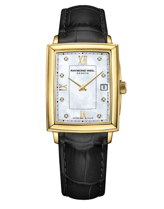 Toccata Ladies Gold Diamond Quartz Leather Watch, 22.6 x 28.1 mm