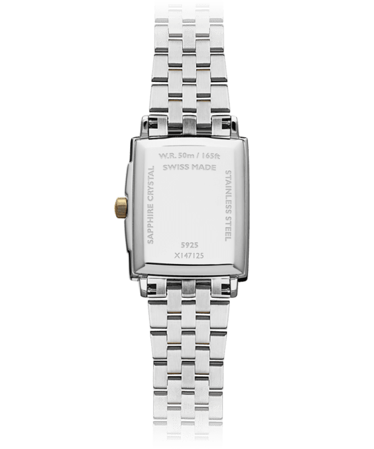 Toccata Ladies Diamond Mother-of-Pearl Dial Two-Tone Bracelet Watch, 22.6 x 28.1mm