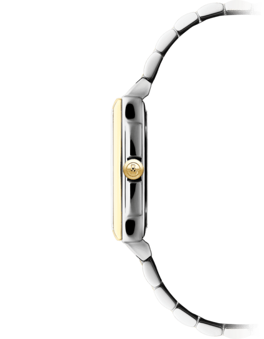 Toccata Ladies Quartz White Dial Two-Tone Bracelet Watch, 22.6 x 28.1mm