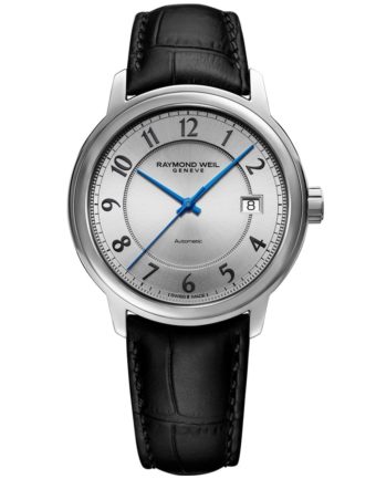 Front View Maestro Mens Automatic Calibre RW4200 Silver Dial