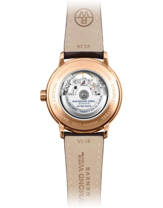 Maestro Men’s Automatic Visible Balance Wheel Brown Leather Watch, 40mm