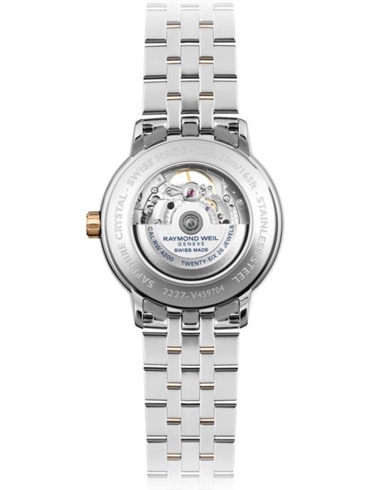 Maestro Men’s Automatic Visible Balance Wheel Two-Tone Bracelet Watch, 40mm