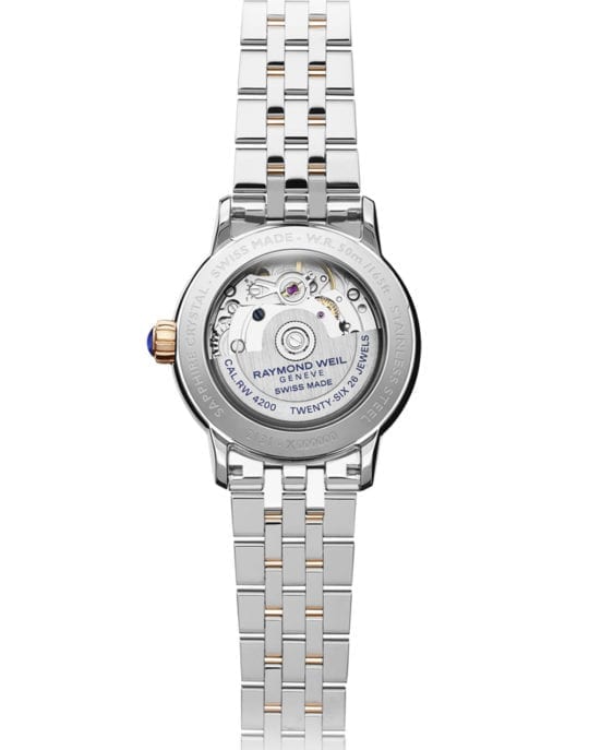 Maestro Ladies Automatic Mother-of-Pearl Diamond Two-tone Bracelet Watch, 31mm