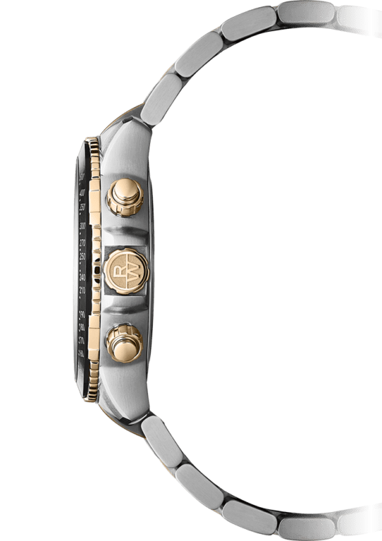Tango 300 Men’s Quartz Chronograph Classic Two-Tone Rose Gold Watch, 43mm