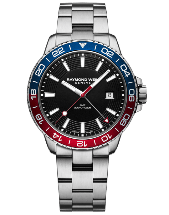 Tango 300 Men’s Quartz GMT Blue Red Watch, 42mm