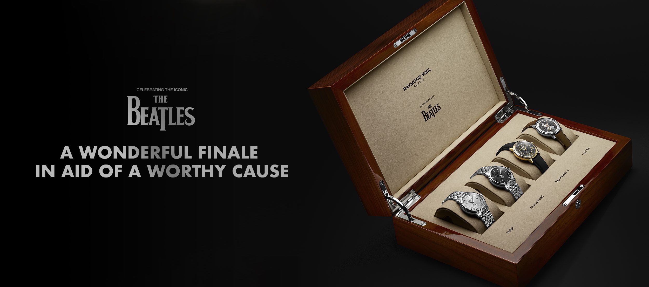 The Beatles online exclusive set product page banner