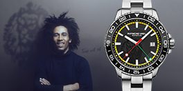 navigation menu block for music partnership with Bob Marley