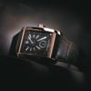 DON GIOVANNI COSÌ GRANDE Automatic Black Dial Leather Strap Watch, 50MM X 37.6MM