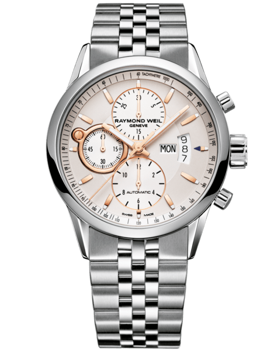 Freelancer Men’s Automatic Chronograph Bracelet Watch, 42mm