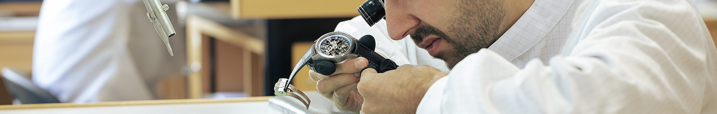 watchmaker evaluating 2785 freelancer chronograph