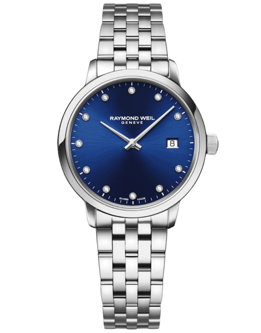 Toccata Ladies Blue Dial Diamond Quartz Watch