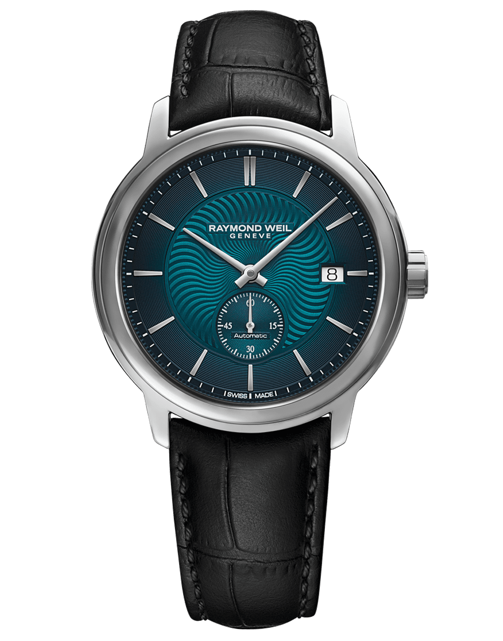 Raymond Weil Men's Maestro Alligator-Effect Leather Watch