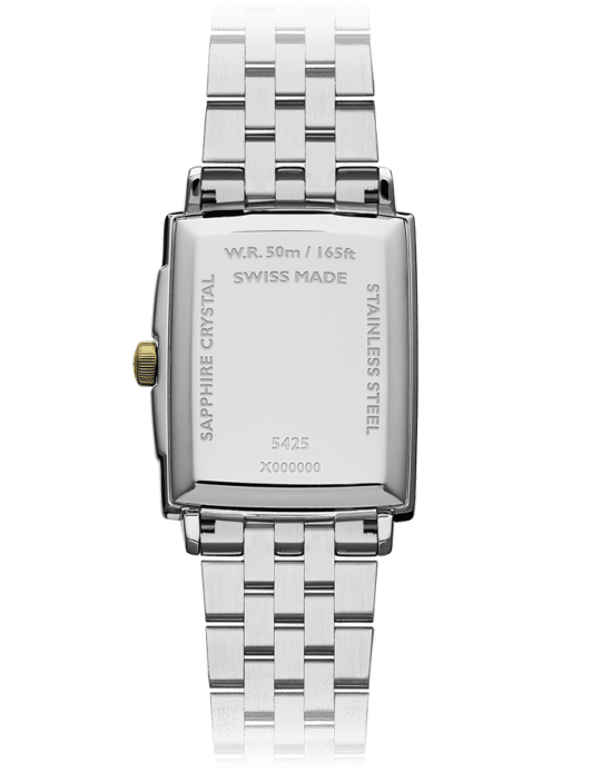 Toccata Mens Two-tone Diamond Quartz Watch, 37.25 x 29.60mm