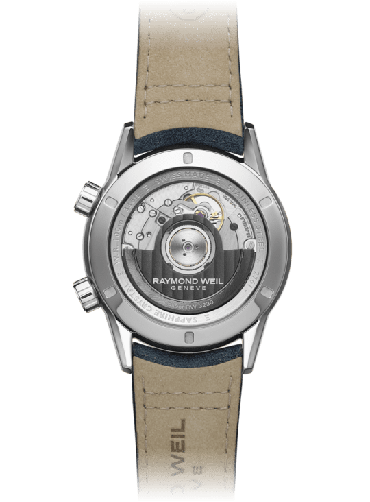 Freelancer GMT Blue Leather Watch, 41mm