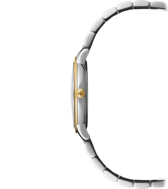 Toccata Ladies Quartz 11 Diamond Mother-of-Pearl Dial Two-Tone Bracelet Watch, 34mm